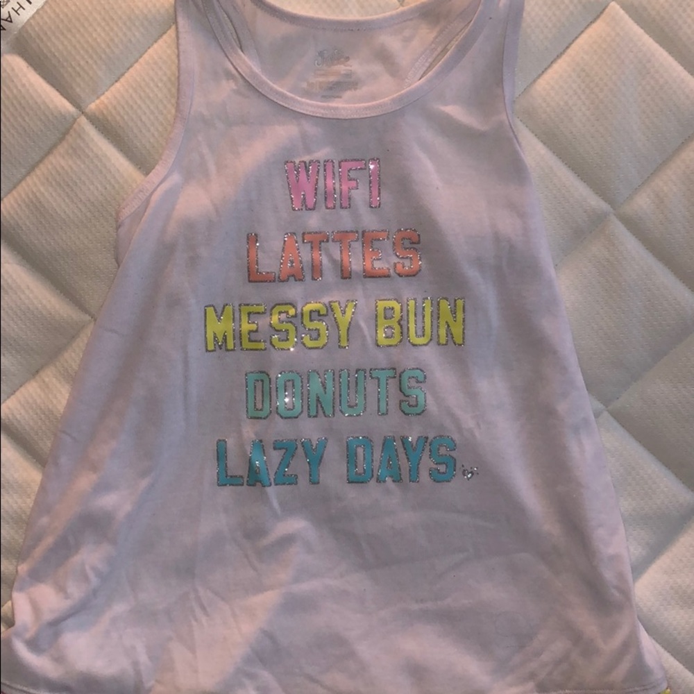 Tank top and shorts pajama set